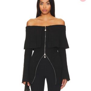 House of Harlow Akari Off Shoulder Sweater